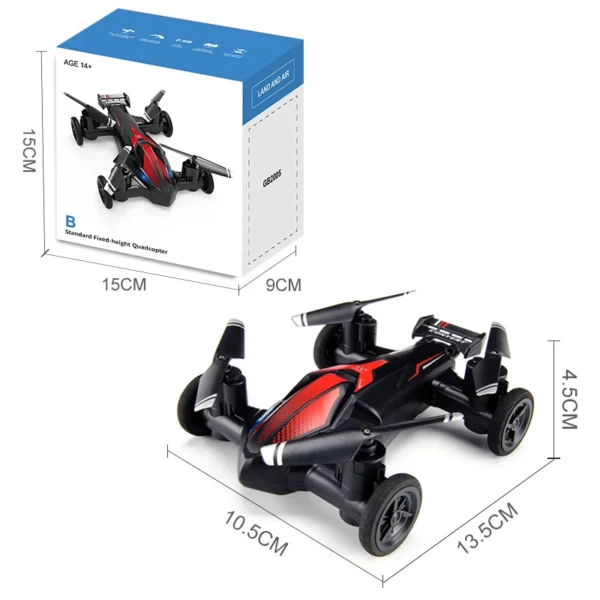 JJRC Land and Air Dual Use RC Drone 360° Tumbling 2.4G Remote Control Quadcopter One-touch Landing Flying Car Children's Toys - Image 6