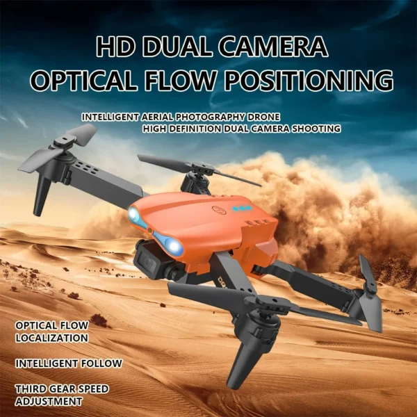 KBDFA E99Pro Drone HD Professional 4k drone Dual Camera WIFI fpv Aircraft Quadcopte Obstacle Avoidance Aerial Photography Drone - Image 3