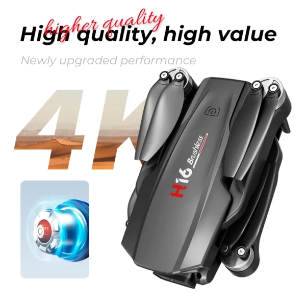 KBDFA New Drone H16 GPS Professional Dual Camera Dron Quadcopter Brushless Aerial Photography Laser Obstacle Avoidance RC Toy - Image 4