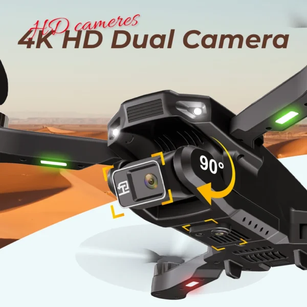 KBDFA New Drone H16 GPS Professional Dual Camera Dron Quadcopter Brushless Aerial Photography Laser Obstacle Avoidance RC Toy - Image 5